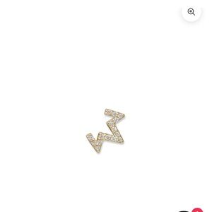 Anzie Zigzag Flat Back Stud Earring